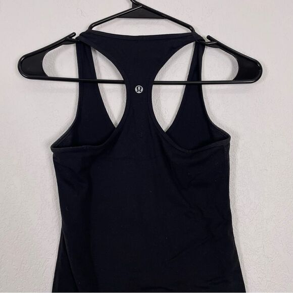 Lululemon Black Zip Up Racerback Tank Top - Picture 4 of 4